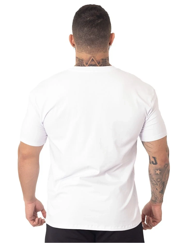 Camiseta Oversized Basica  Branco 
