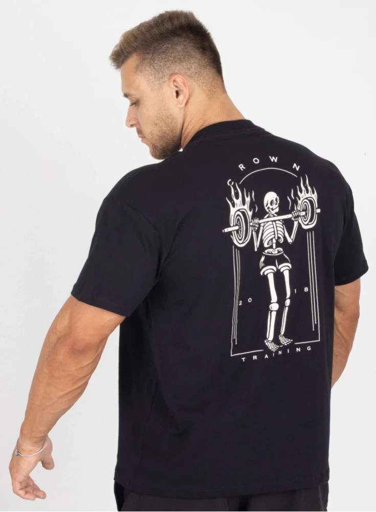 Camiseta Oversized Preta Blaze Reps 