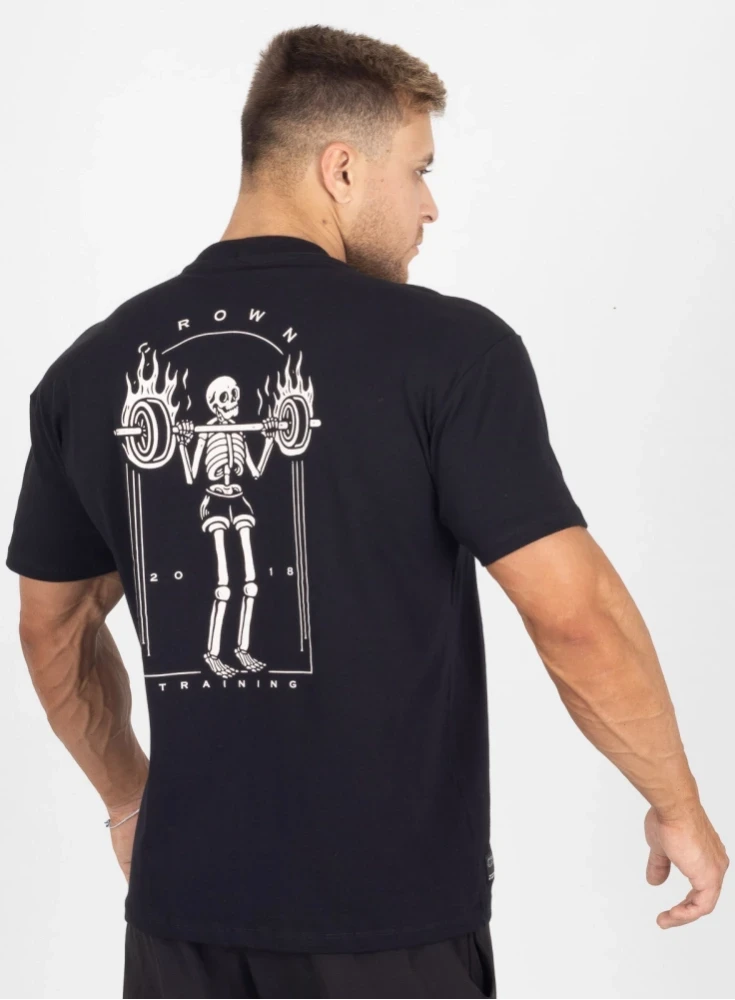 Camiseta Oversized Preta Blaze Reps 
