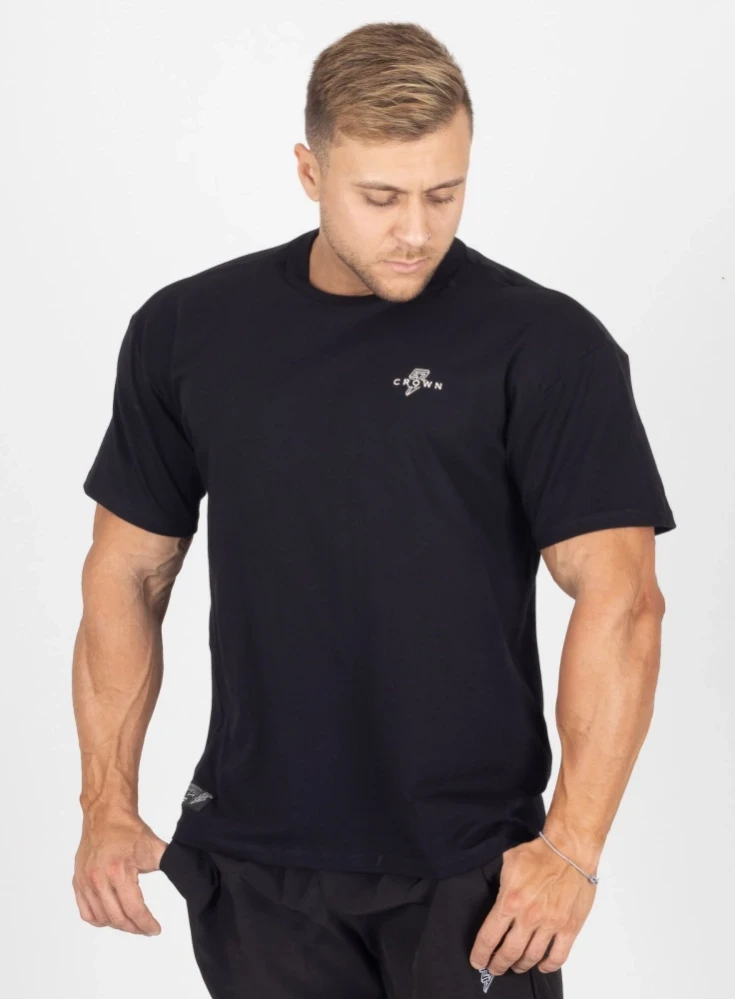 Camiseta Oversized Preta Blaze Reps 