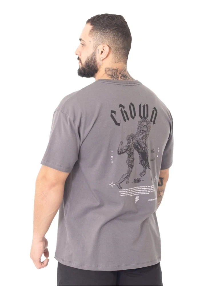 Camiseta Oversized Dark Grafite 