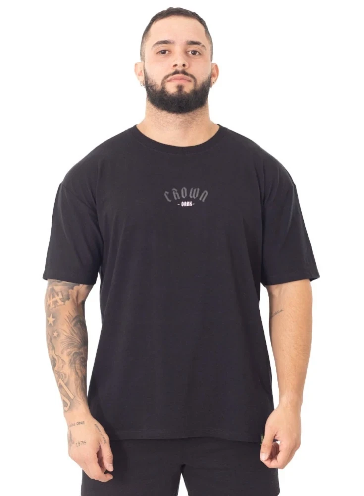 Camiseta Oversized Dark Preto 