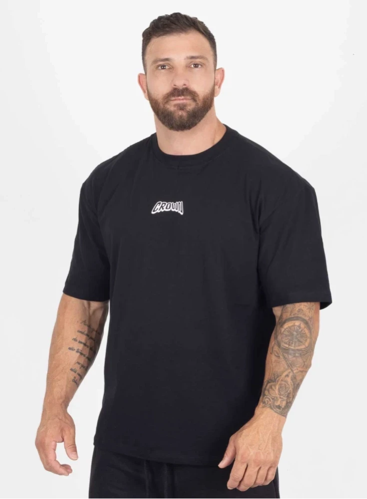 Camiseta Oversized Pardomorph Preta