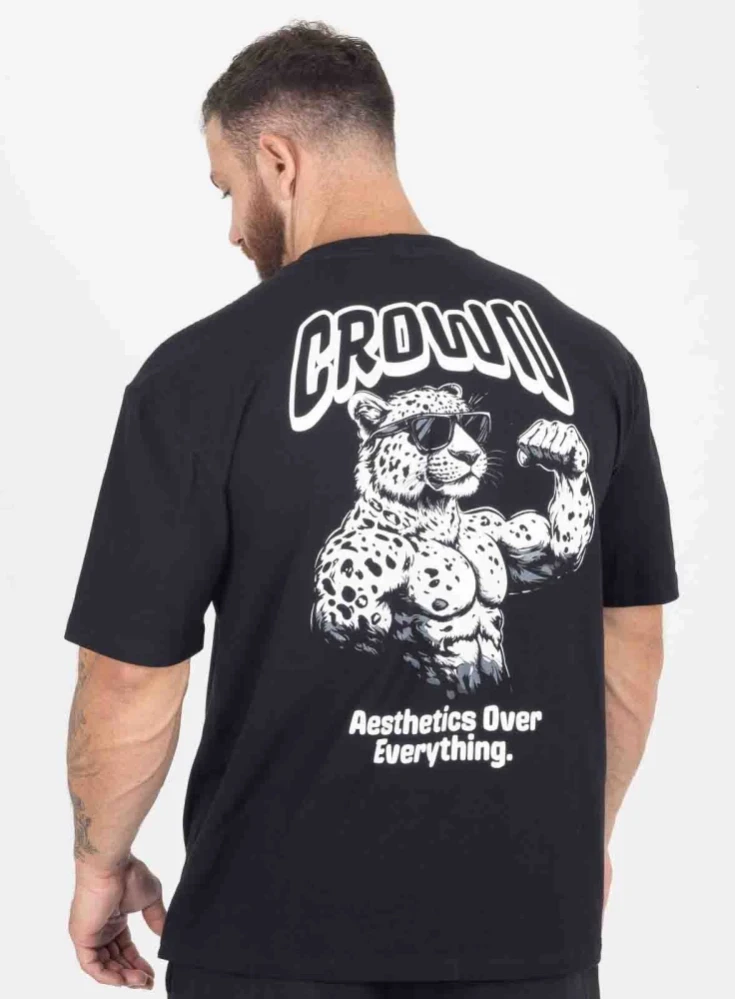 Camiseta Oversized Pardomorph Preta
