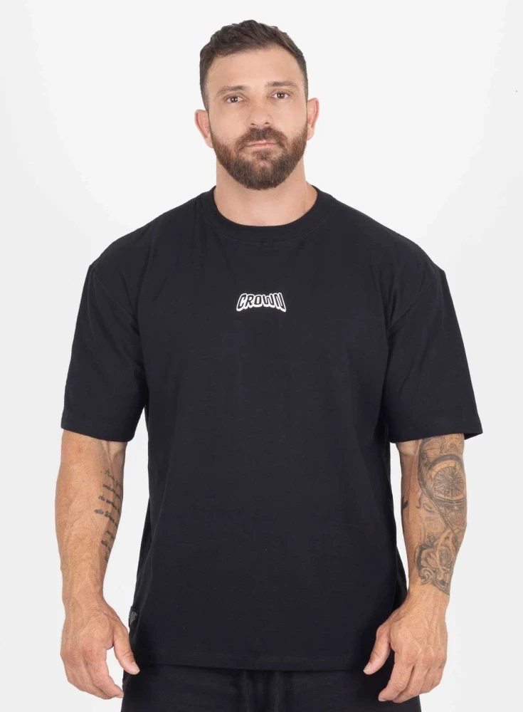 Camiseta Oversized Pardomorph Preta