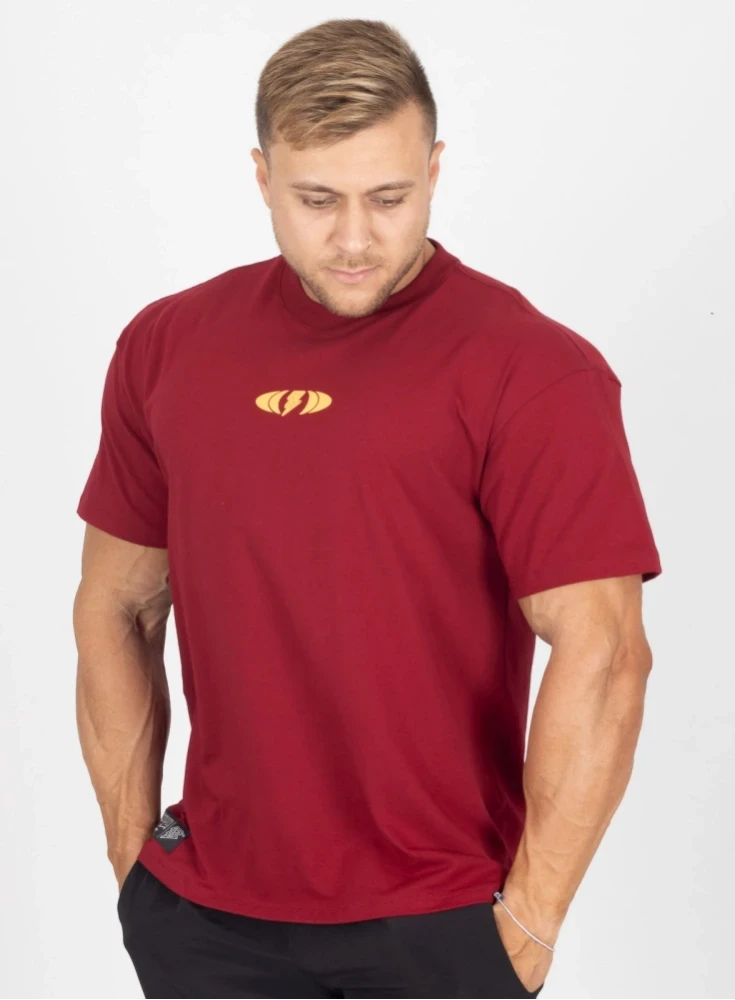 Camiseta Oversized Bordô Volt