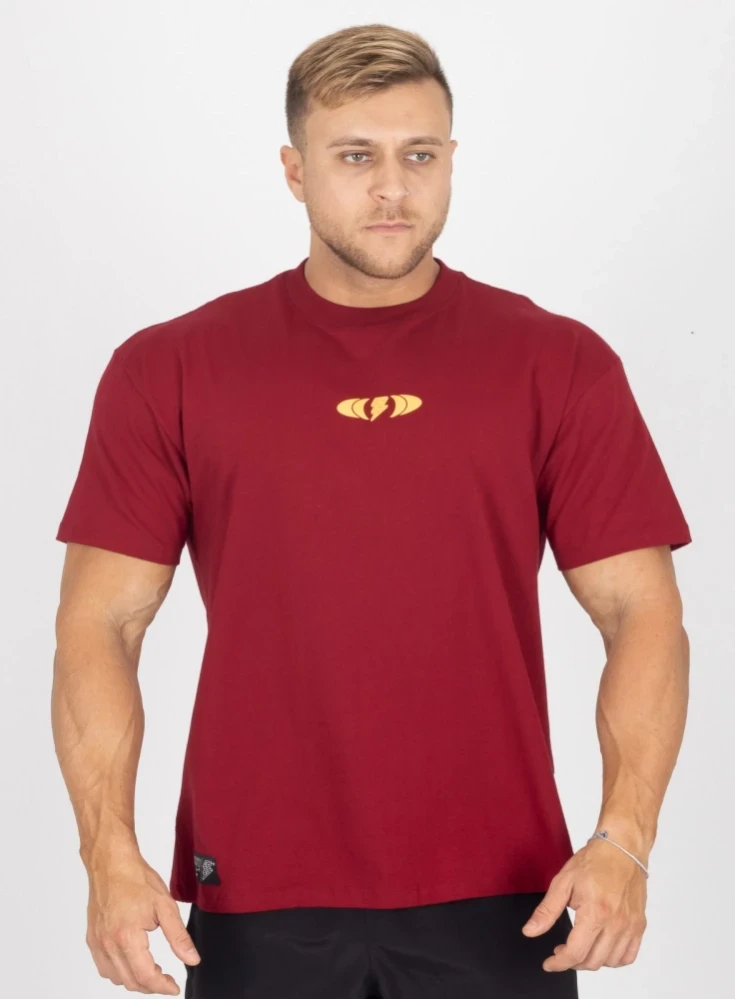 Camiseta Oversized Bordô Volt