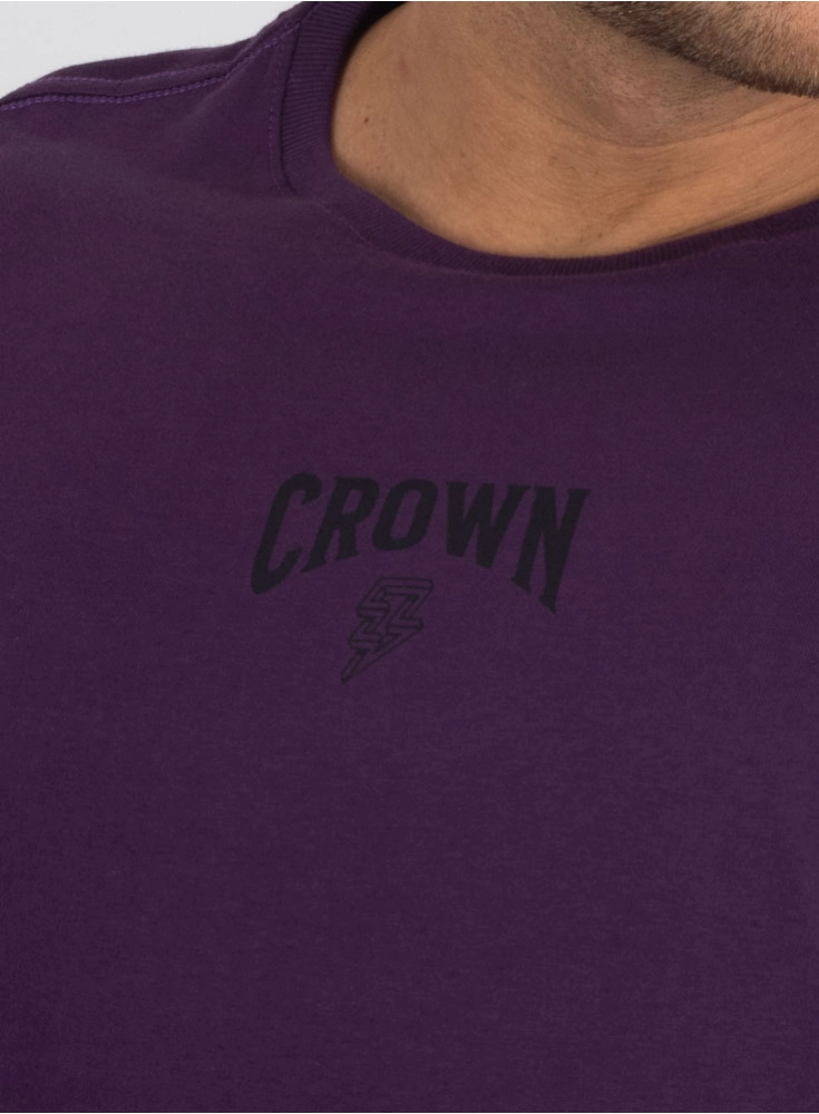 Camiseta Crown Training Treino Fofo Roxa