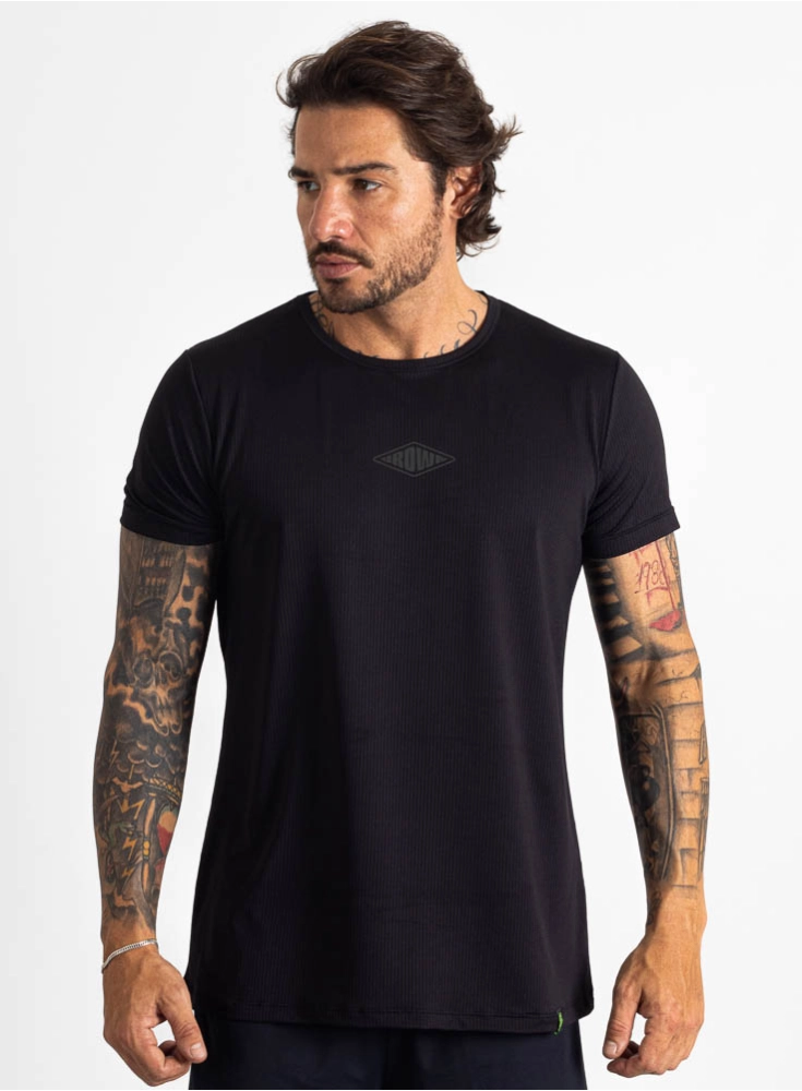 Camiseta Crown Polytech Form Preta