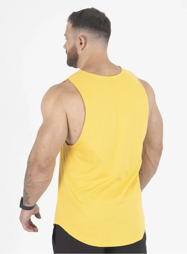 Regata Crown Tank Bubble  Amarelo 
