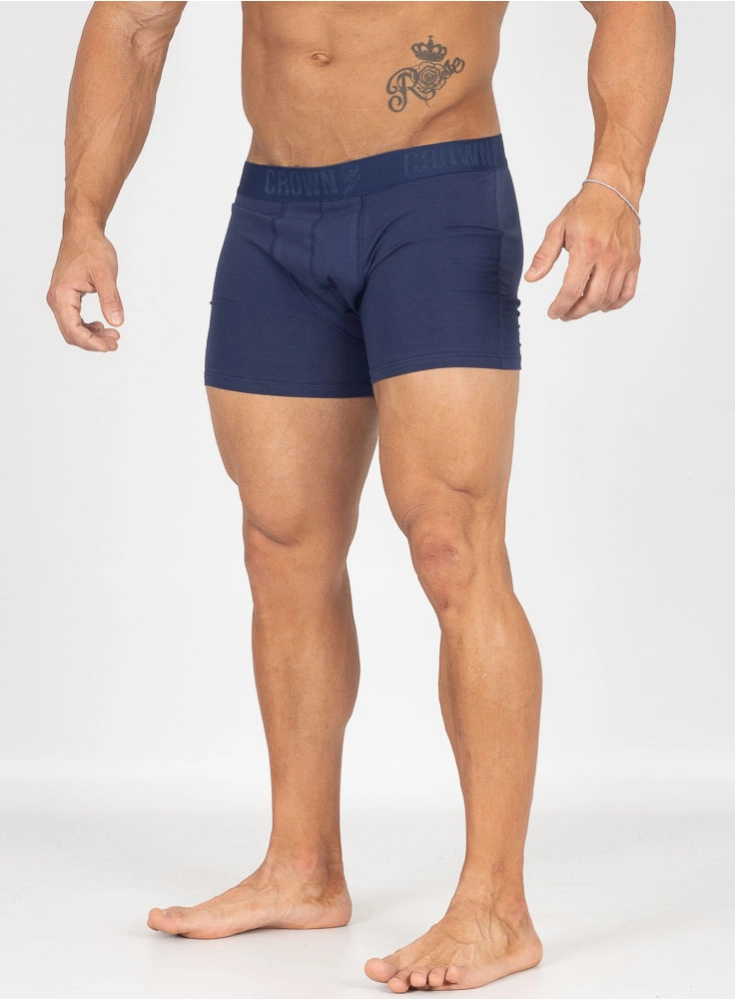 Cueca Premium Crown Training Azul Marinho