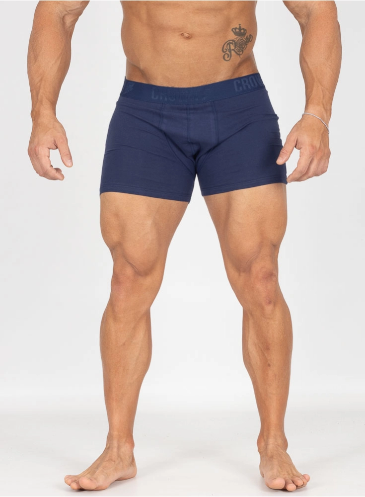 Cueca Premium Crown Training Azul Marinho