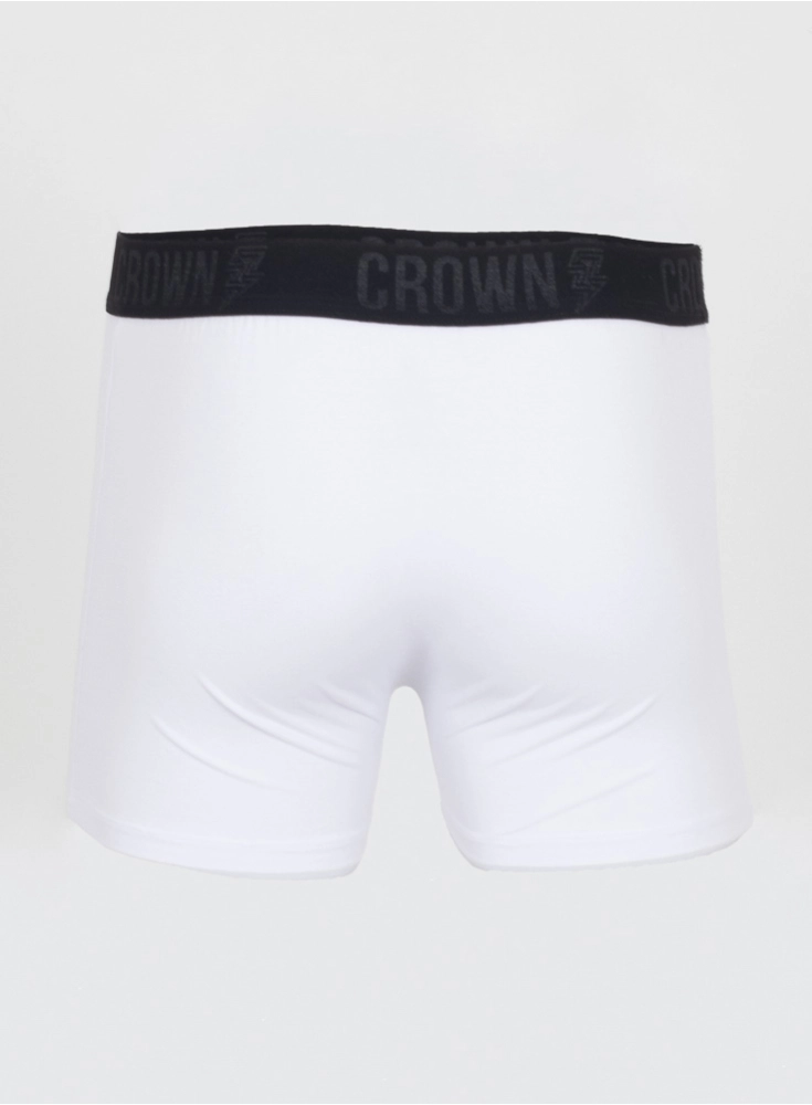 Cueca Premium Crown Training Branca