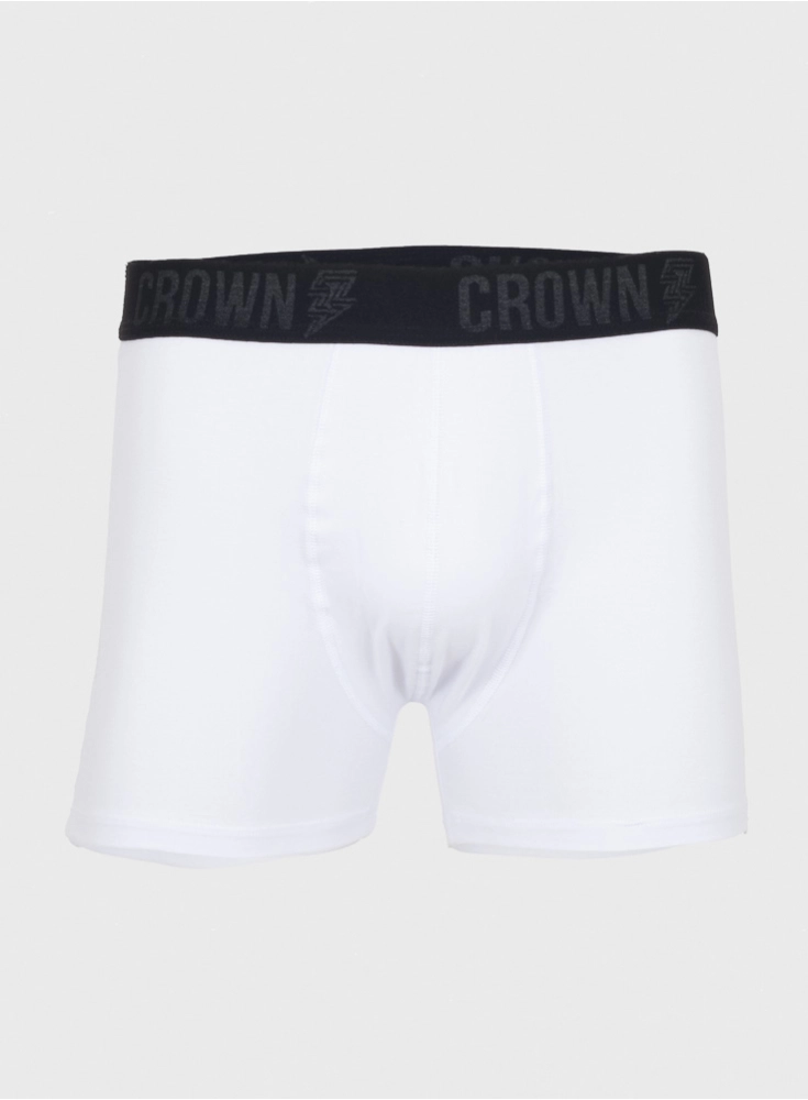 Cueca Premium Crown Training Branca