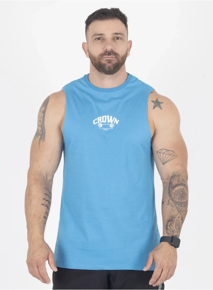 Regata Crown New Tank Dumbbell  Azul 
