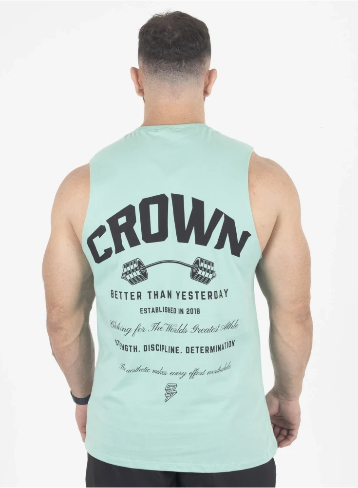 Regata Crown New Tank Dumbbell  Verde Claro 