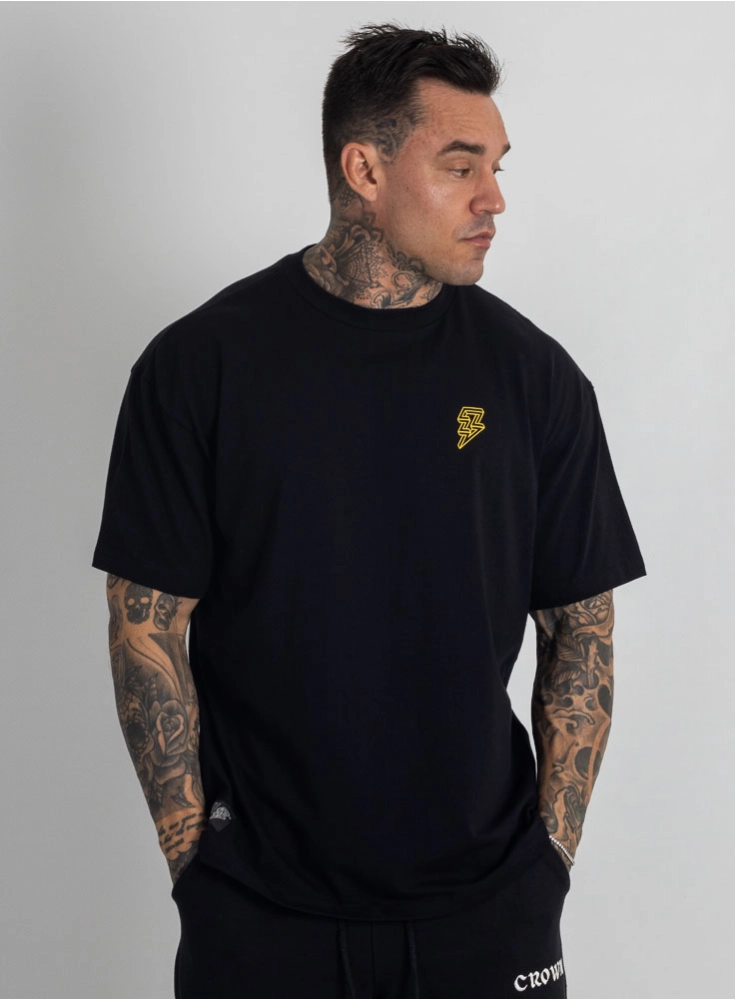 Camiseta Oversized Warlift Sparta Preta Camiseta Oversized Warlift Sparta Preta