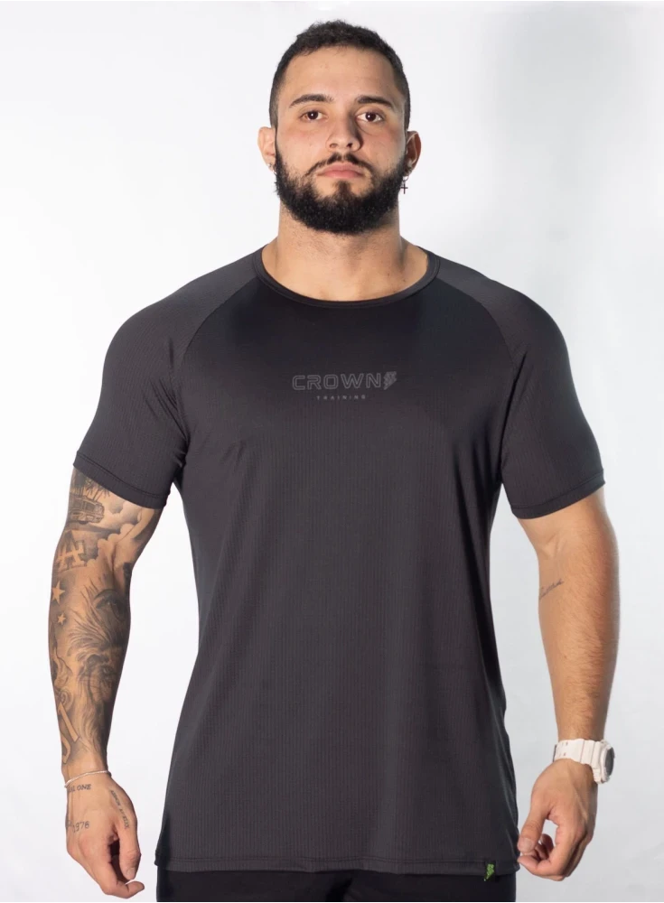 Camiseta  Crown Dry Fit Ice Preta