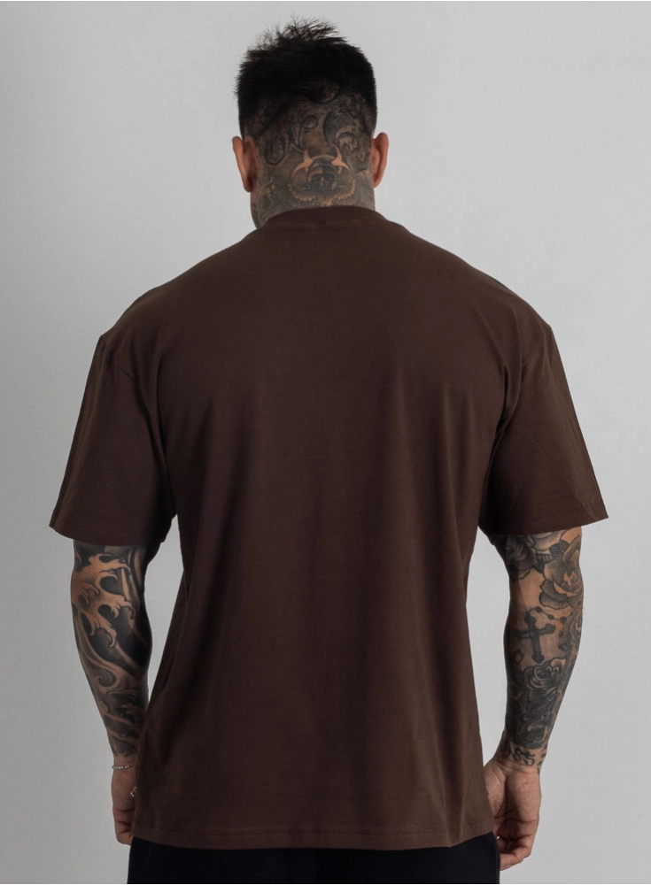 Camiseta Oversized Base Marrom Camiseta Oversized Base Marrom