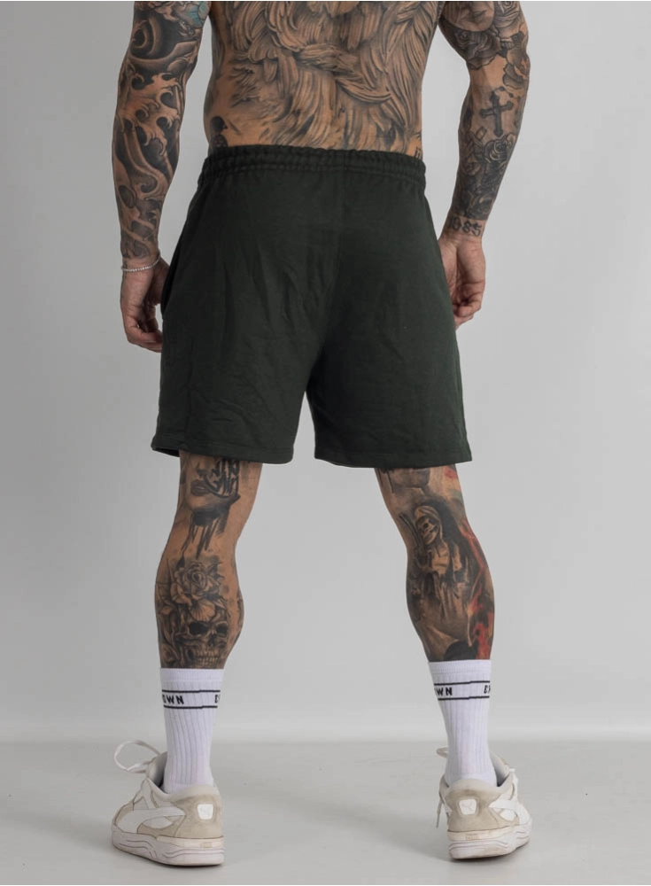 Bermuda de Moletom Crown Curta Graffs Verde