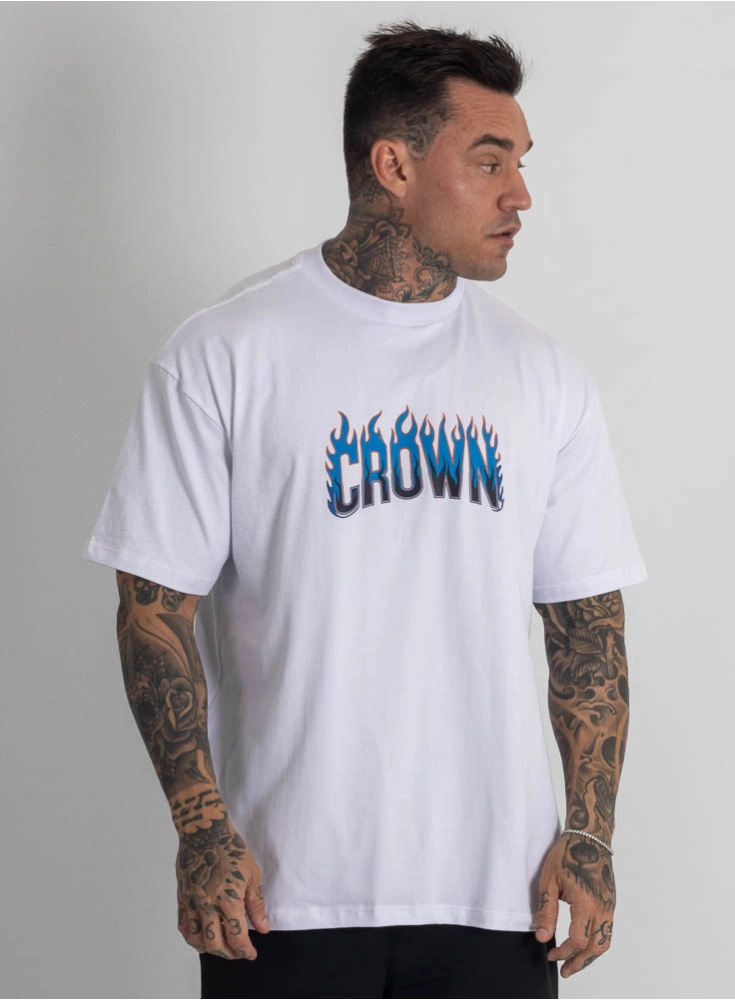 Camiseta Oversized Heat Branca