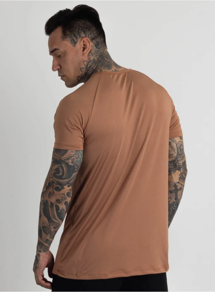 Camiseta Crown Dry Fit ice Logo Mocha Camiseta Crown Dry Fit ice Logo Mocha