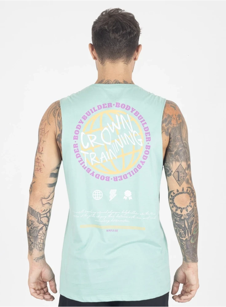 Regata Crown New Tank Globe Verde Claro 