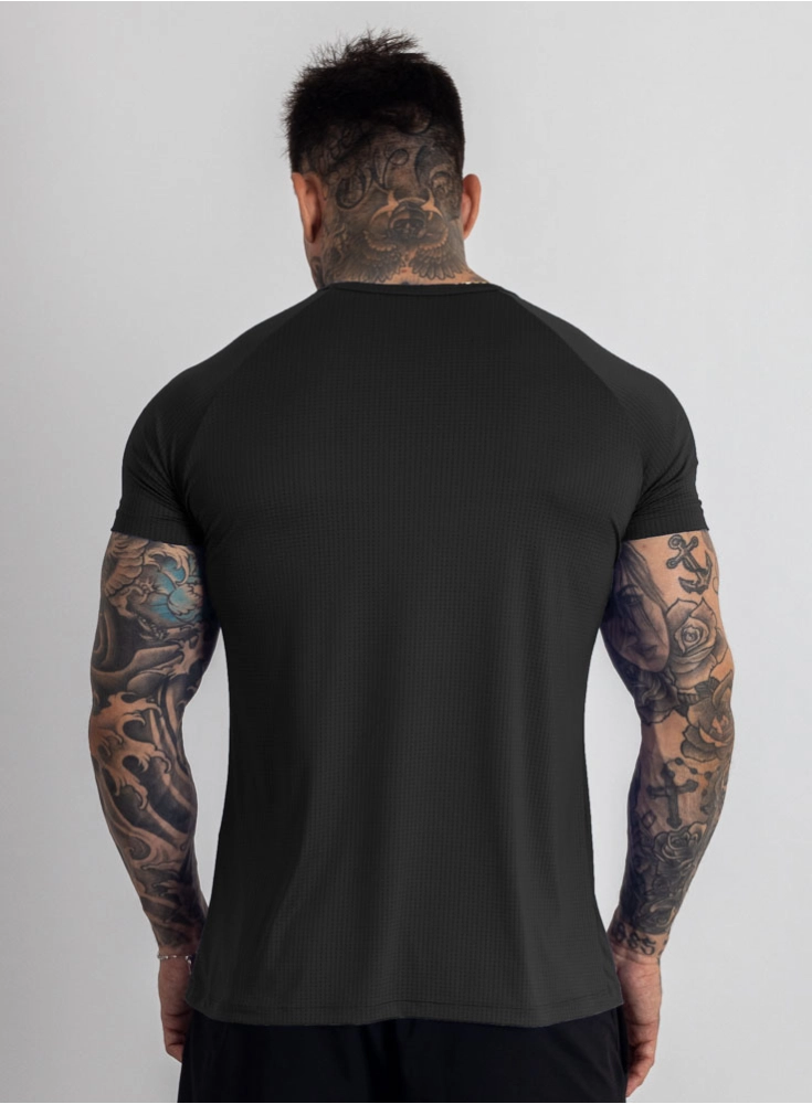 Camiseta Crown Dry Fit Confort Neutral Preta Camiseta Crown Dry Fit Confort Neutral Preta