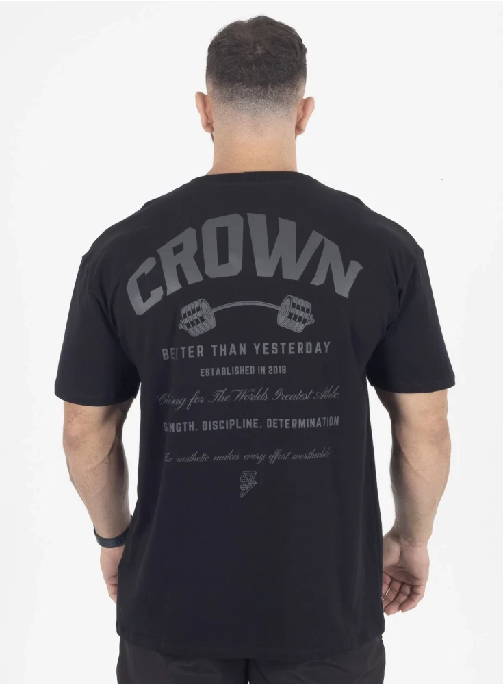 Camiseta Oversized Dumbbell  Preto 