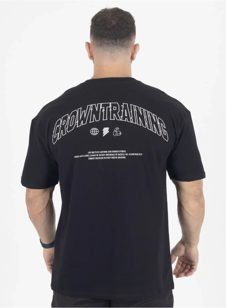 Camiseta Oversized Preta Conquest 