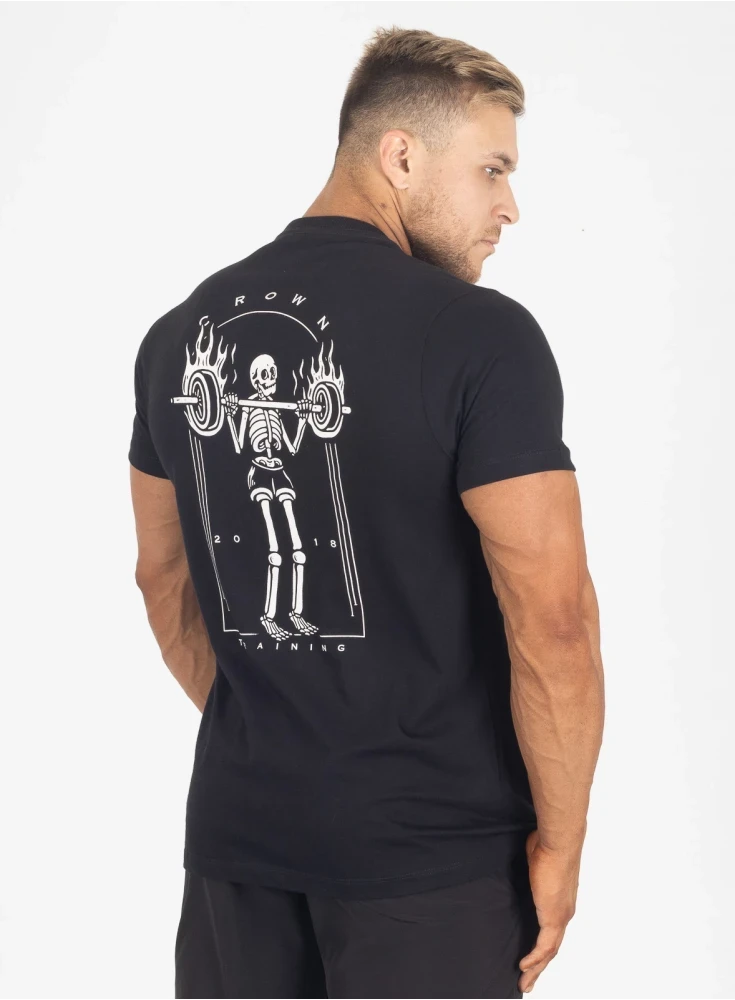 Camiseta Crown Training Blaze Reps  Preto 