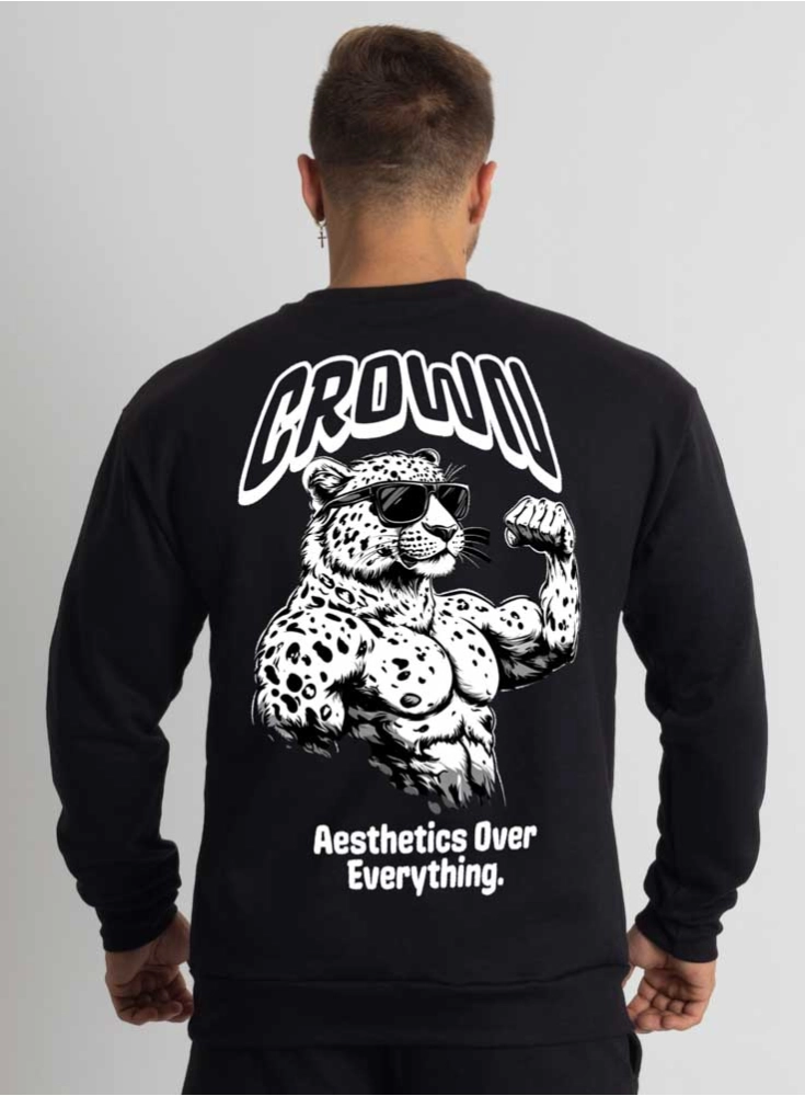 Moletom Crown Pardomorph Preto