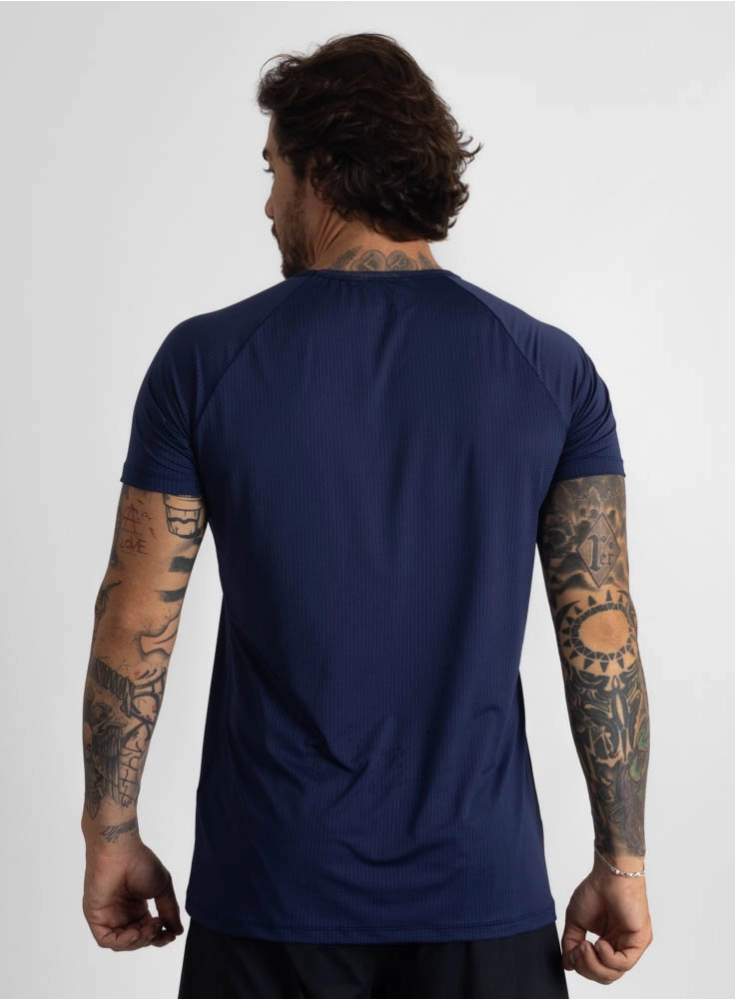 Camiseta Crown Dry Fit ice Blaze Reps Azul Marinho