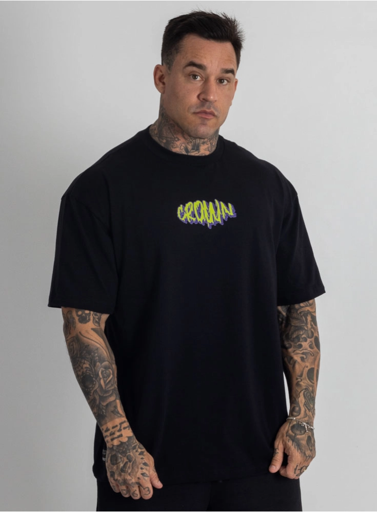 Camiseta Oversized Toxic Preta