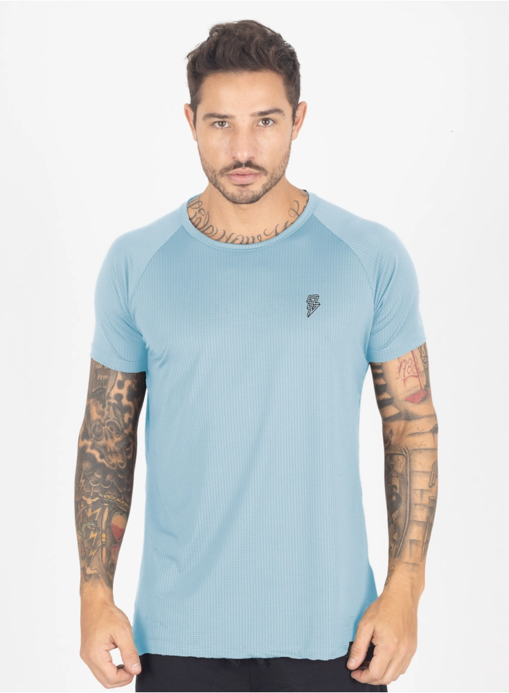 Camiseta Crown Dry Fit ice Classic Azul Bebê