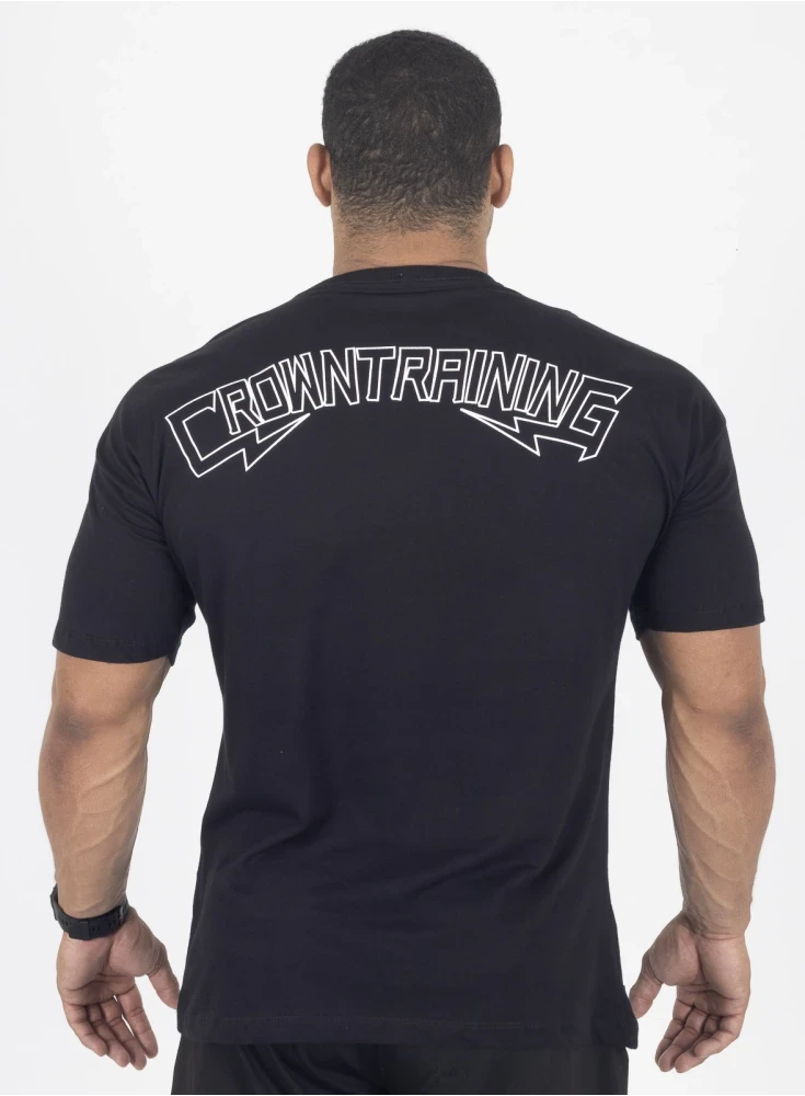 Camiseta Preta Over Spark 