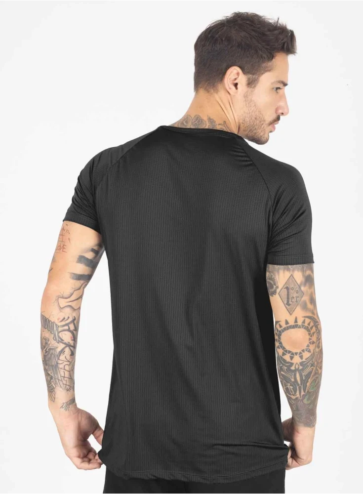 Camiseta Crown Dry Fit Ice Preta Elemental