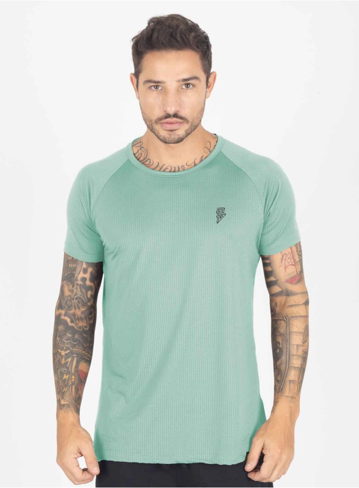 Camiseta Crown Dry Fit ice Classic Verde Menta