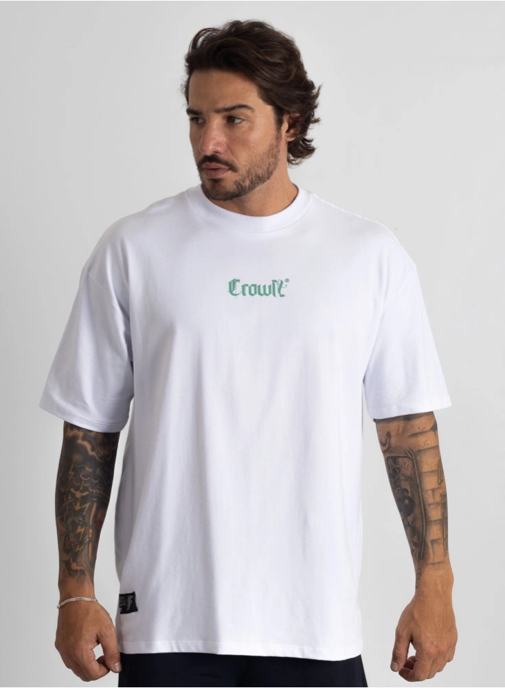 Camiseta Oversized Angel Branca