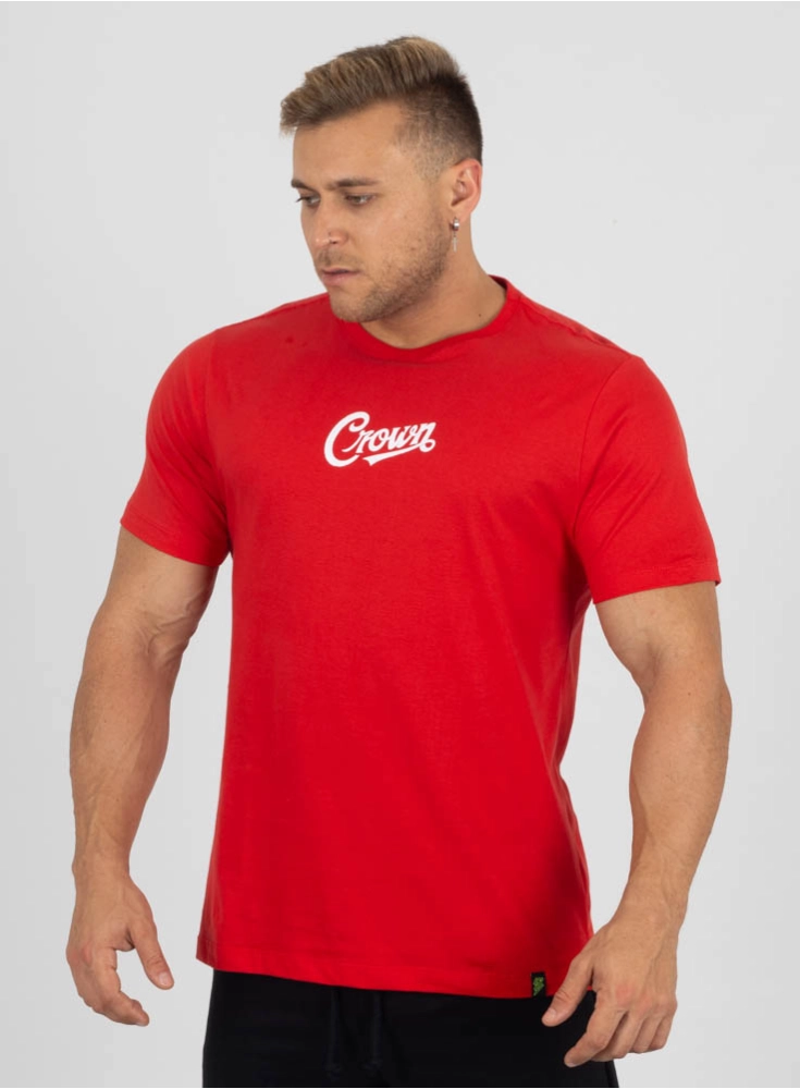 Camiseta Crown Training OldStyle Vermelha