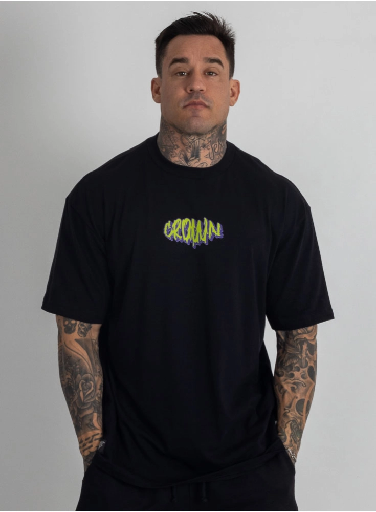 Camiseta Oversized Toxic Preta
