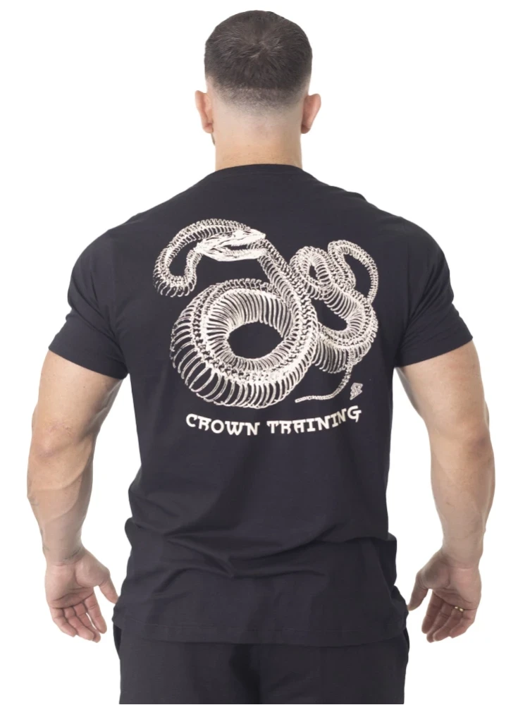 Camiseta Crown Training  Cobra  Preto 