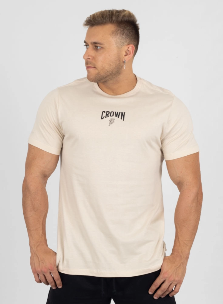 Camiseta Crown Training Treino Fofo Creme