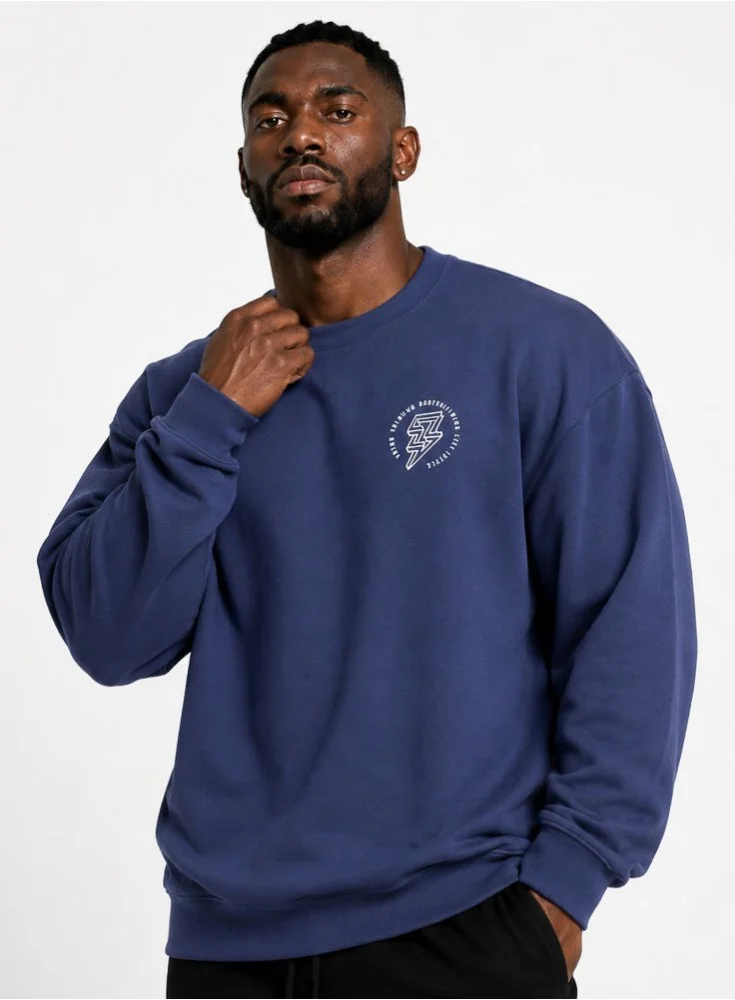 Blusa de Moletom Crown Training Oversized World