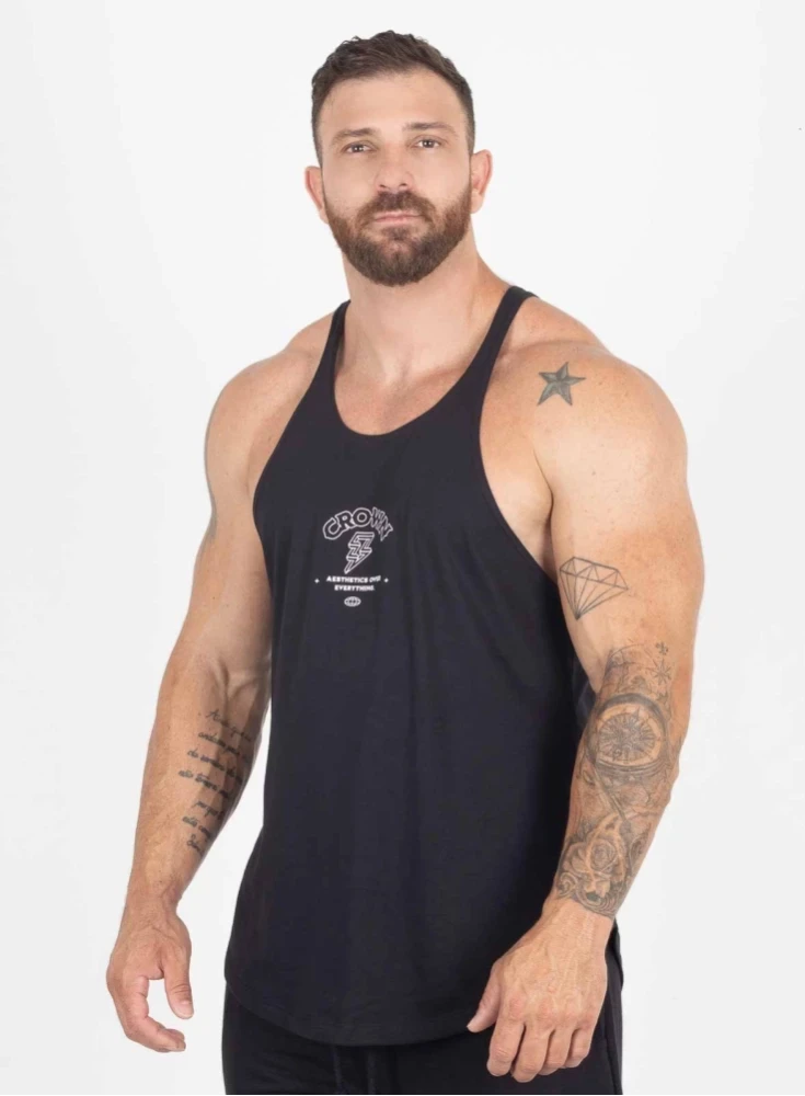 Regata Cavada Crown Training Aesthetic Power Preta