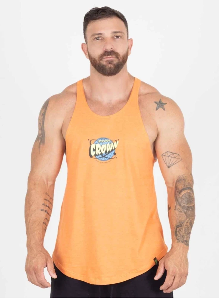Regata Cavada Crown Orbit Laranja Neon