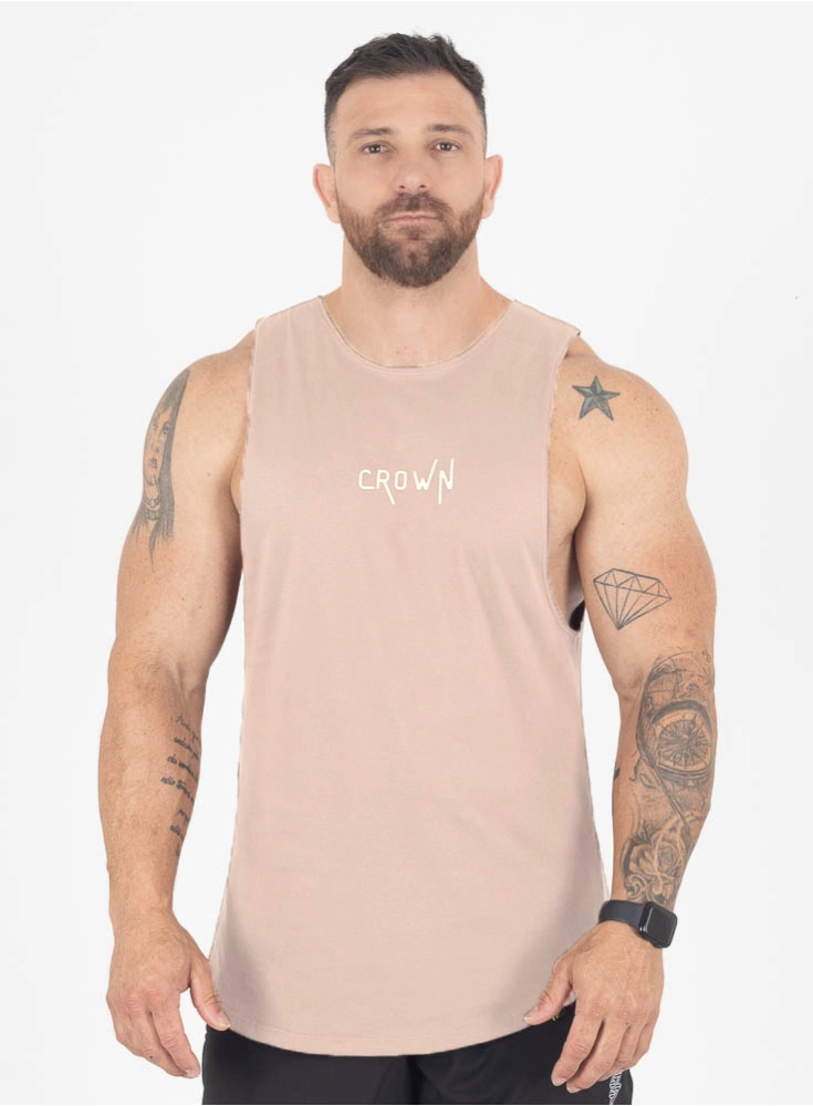 Regata Crown Tank Basic Areia