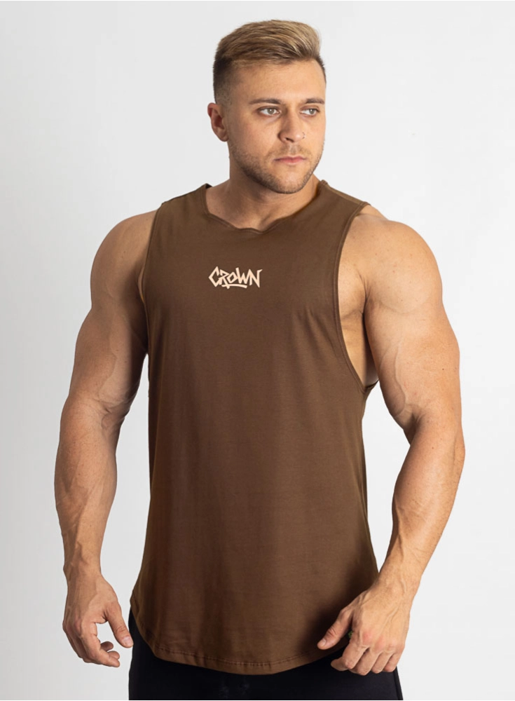 Regata Crown Tank Graffs Marrom Regata Crown Tank Graffs Marrom