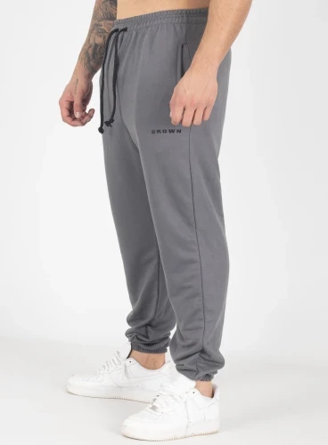 Calça de Moletom Crown Training Slim Dark Grafite