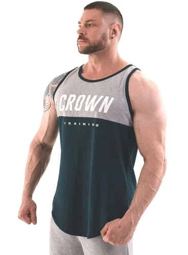 Regata Crown Training Long Marinho e Mescla